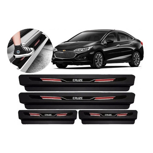 Jogo Soleira Protetora De Porta Sport Cruze Sedan - Todos