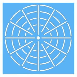 Stencil Guia mandala 3 Tamanhos em Oferta na Shopee