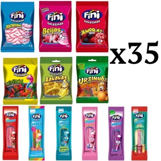 Kit Guloseimas Com 35 pacotes de Bala Fini