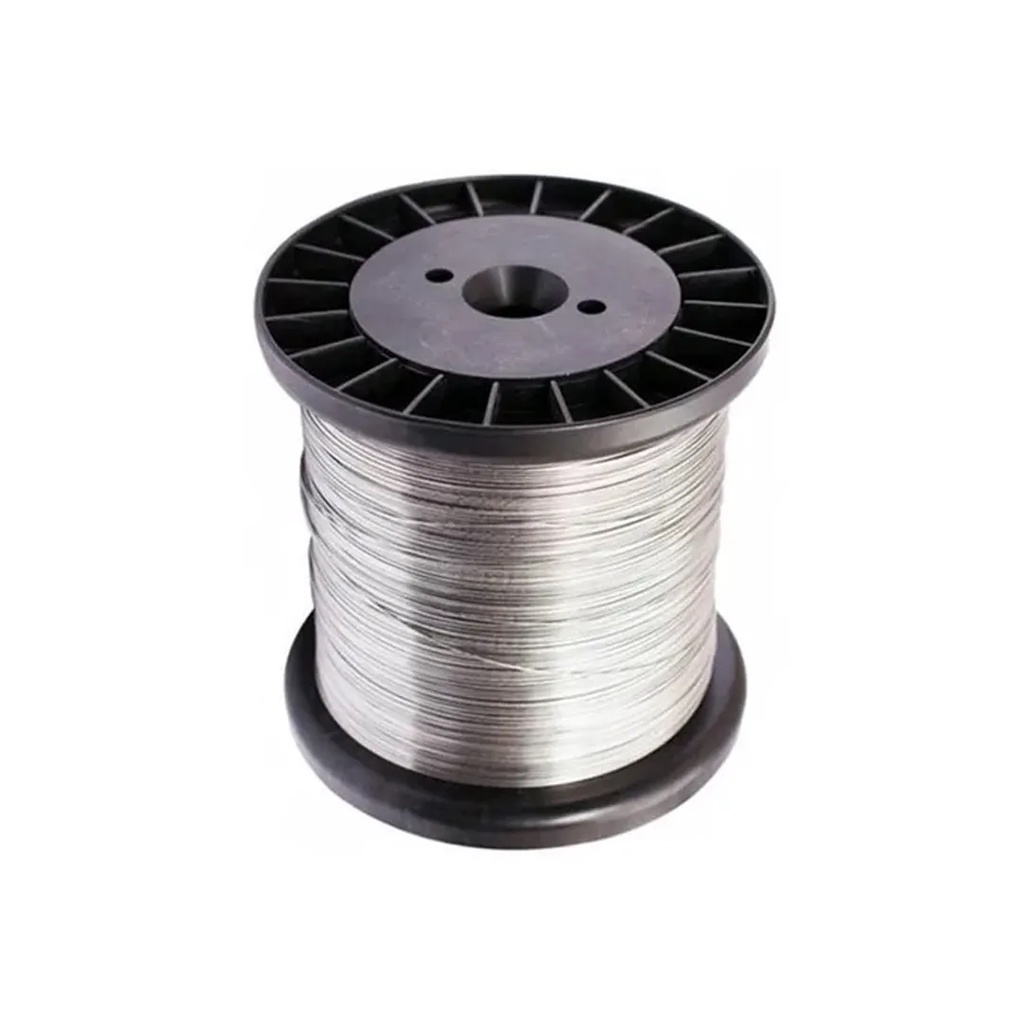 Carretel Arame Aço Inox Cerca Eletrica Fio 0,70mm 200mts