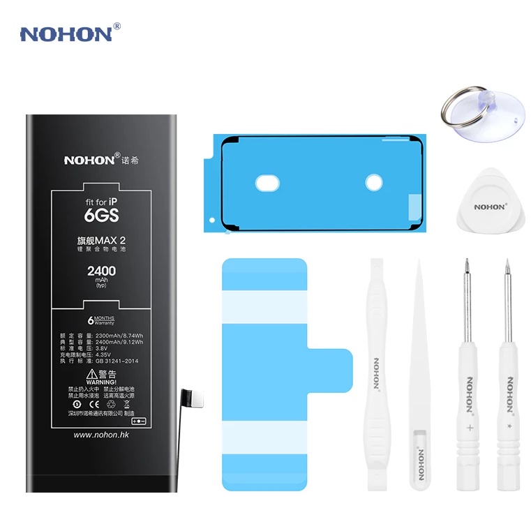 Nohon Bateria de Alta Capacidade para iPhone | Shopee Brasil