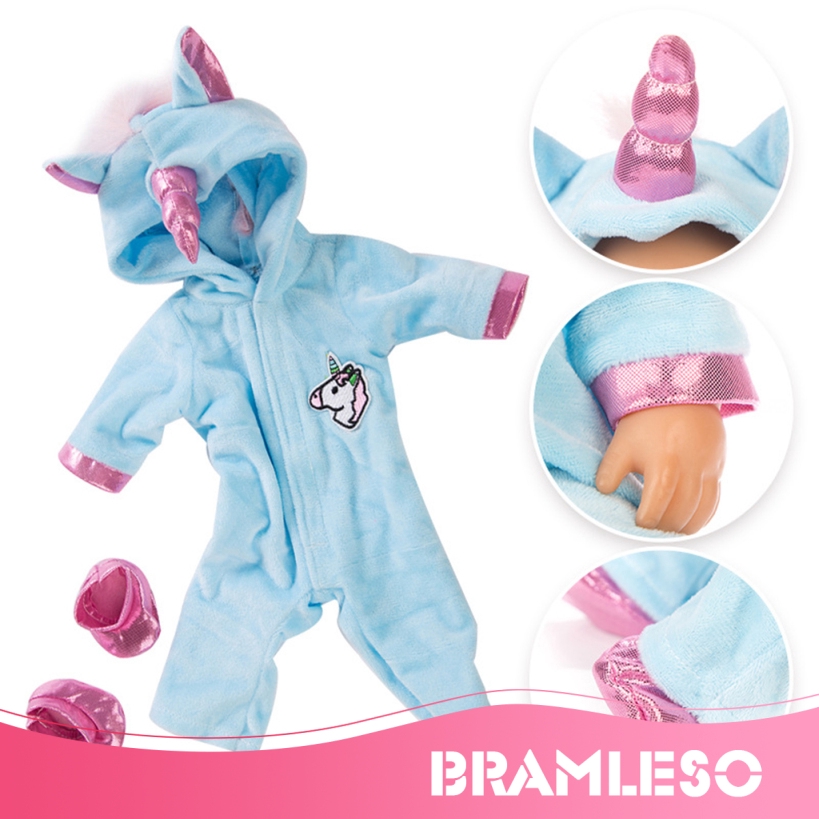 [BRAMLESO] Macacões Com Capuz E Roupas Feitas À Mão Para 17 Acessórios De Bonecas Reborn em Oferta na Shopee