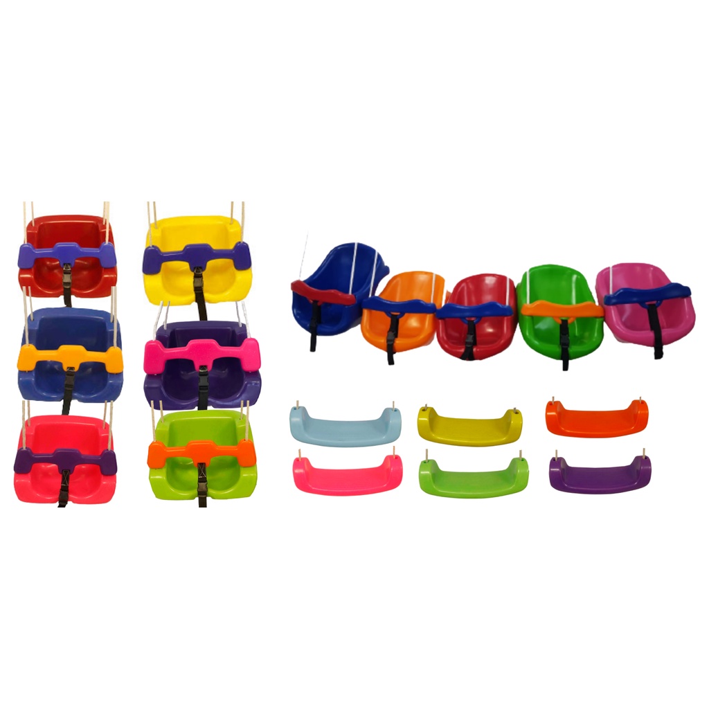 CONJUNTO-BALANÇO BEBÊ E BALANÇO QUADRADO COM CINTO E TRAVA REFORÇADA-BALANÇO PRANCHA RADICAL JUNIOR-KIT PLAYGROUND