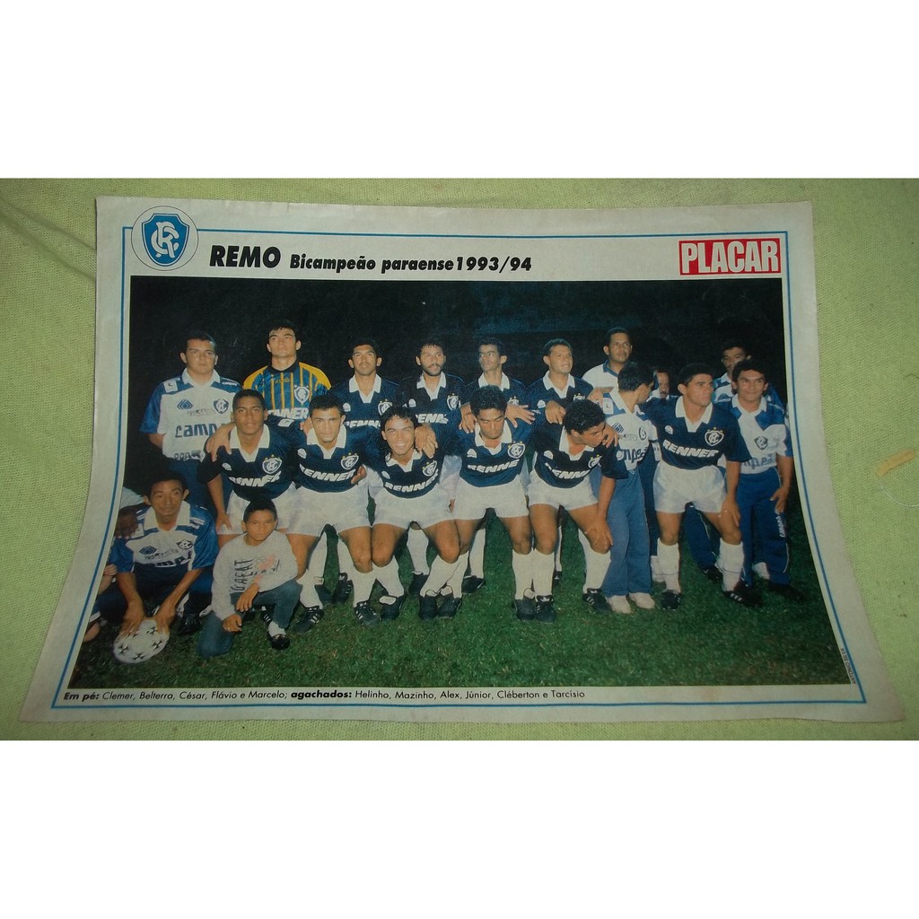 Pôster Remo Placar Bicampeão Paraense 1993/94