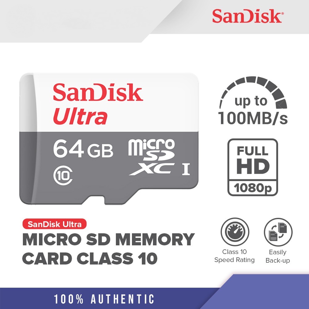 cartao sandisk ultra 128gb 100mb s uhs i classe 10 microsdxc sdsqunr 128g  gn6mn em Promoção na Shopee Brasil 2022