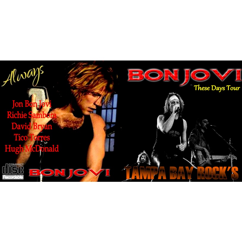 BON JOVI - CDR Duplo Live in Tampa 1995