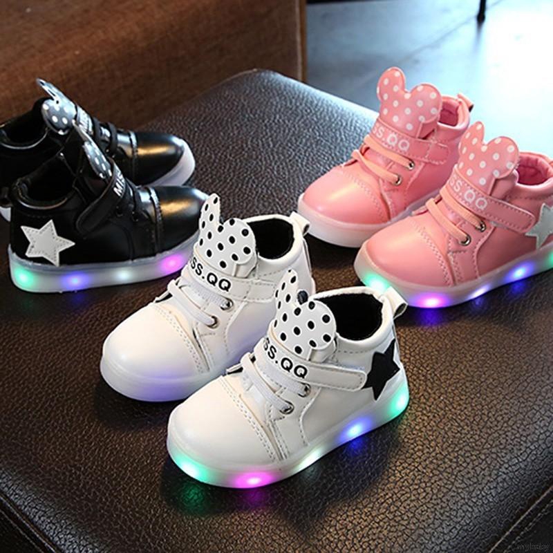 sapato de led infantil