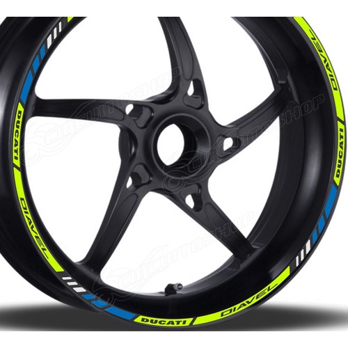 Friso Adesivo Refletivo M1 Roda Moto Ducati Diavel