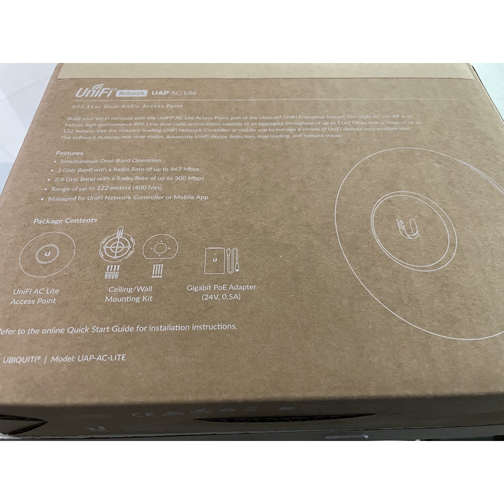 Access point indoor Ubiquiti Networks UniFi AC Lite AP UAP-AC-LITE branco