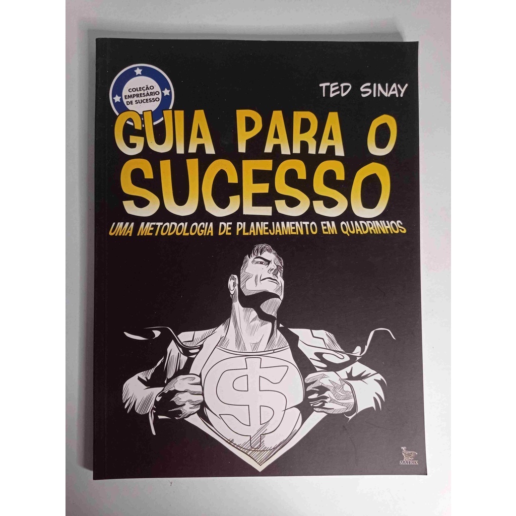 Guia Para O Sucesso - Uma Metodologia de Planejamento em Quadrinhos / Livro Superação Administração Empresas e Negócios