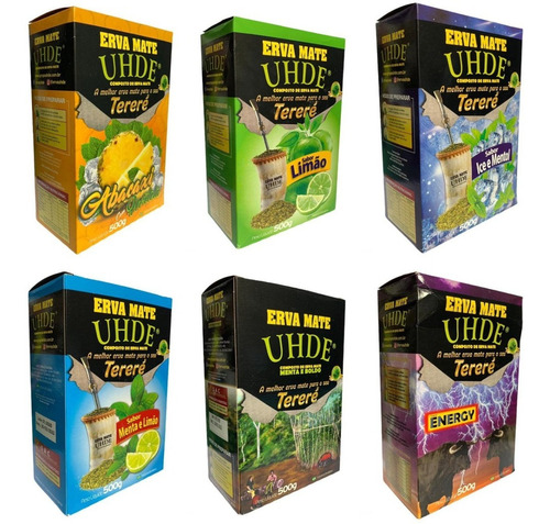 Erva Mate Para Tereré Uhde 500g 100% Natural Sabores 1un.