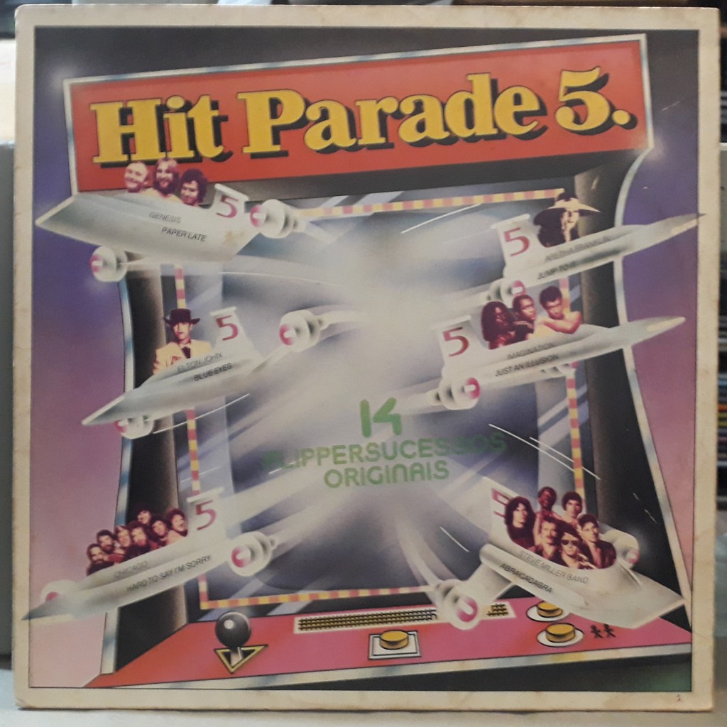 LP Disco De Vinil Hit Parade 5 - LP Muito Bom Capa Muito Boa Ler Descrição