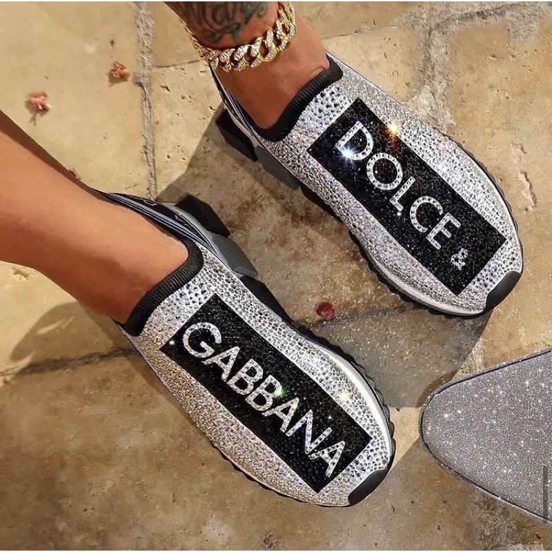 tênis dolce & gabbana sorrento strass