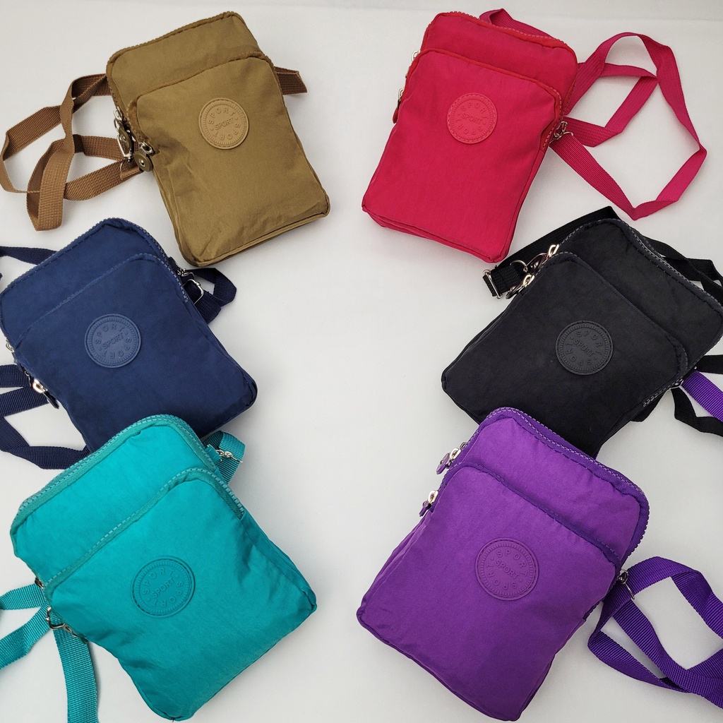 Mini Bolsa Shoulder Bag Transversal Lateral SPORT SLIM Unissex Feminino Masculino