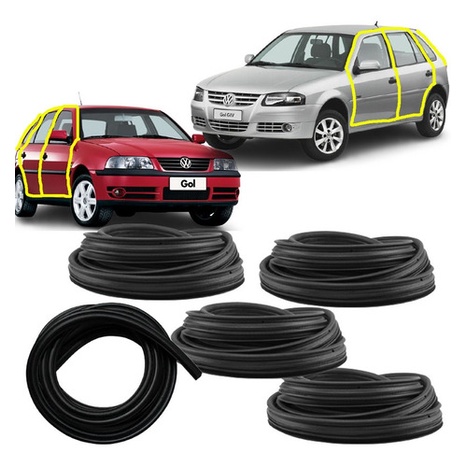 Jogo Borracha Vedacao 4 Portas E Mala Gol Parati G2 G3 G4 em Oferta na Shopee