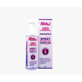 Uso Fundamental Spray Reconstrutor Capilar 200ml QBela Manuela! em Oferta na Shopee