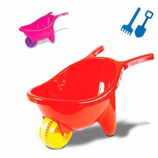 Super Carriola Divertida Carrinho de Mão com Pá e Garfo Brinquedo Educativo