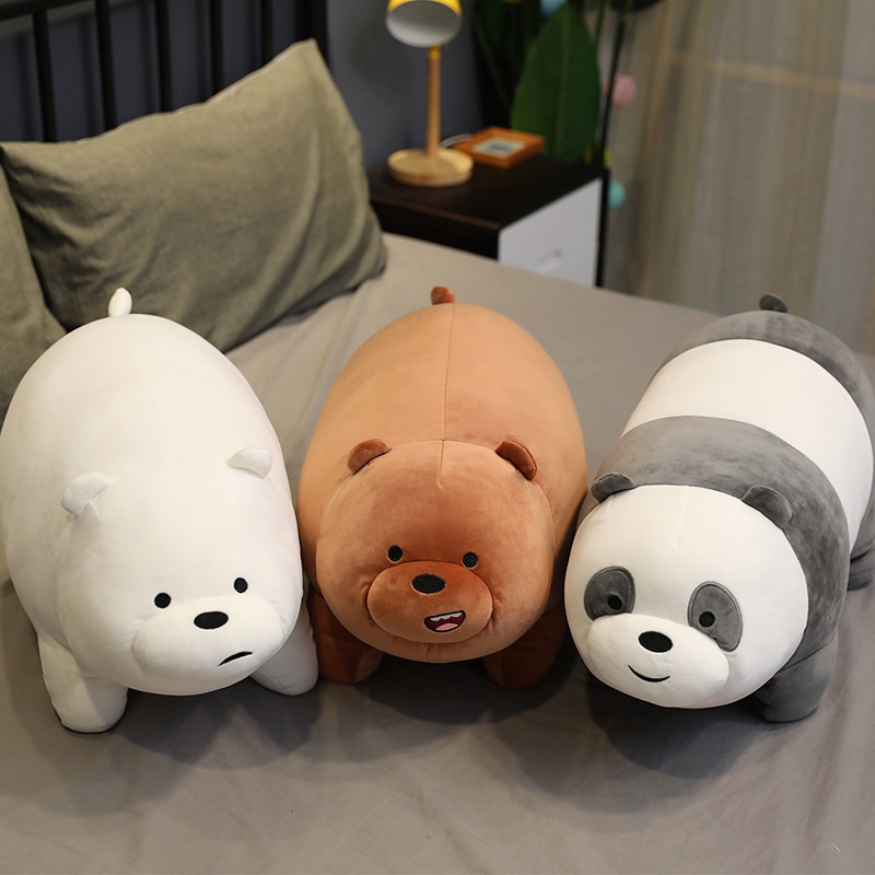 We Bare Bears Plush Toys Children Stuffed Animals Cartoon Figure Plush