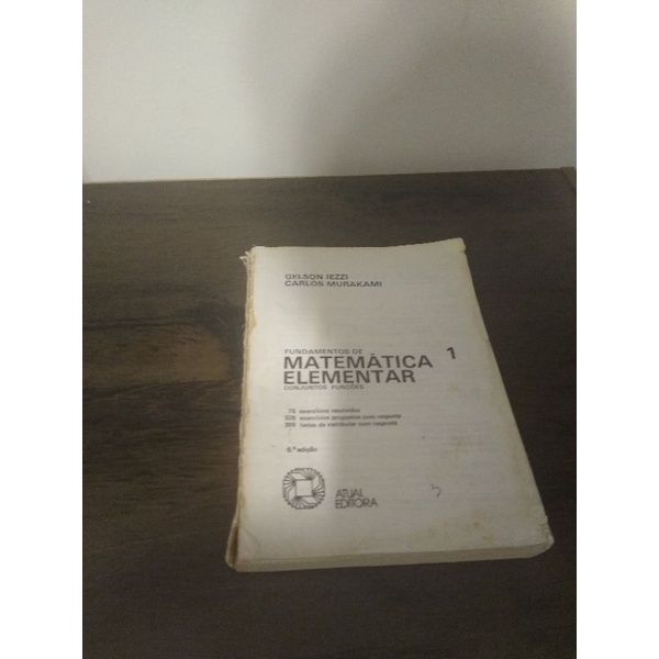 Fundamentos Da Matemática Elementar Vol 1 - Gelson Iezzi | Shopee Brasil