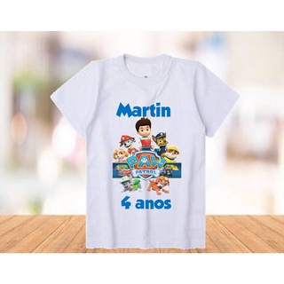 camiseta patrulha canina
