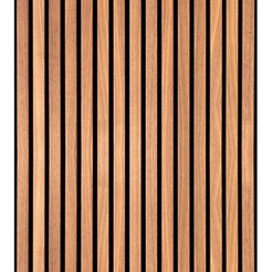 Papel de Parede Adesivo de Madeira Ripada Lisa Autocolante 2,50 mts