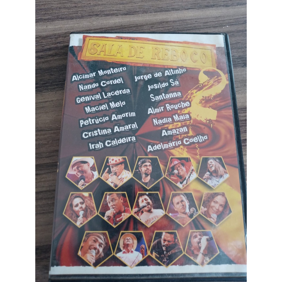 DVD Sala de Reboco com Genival Lacerda,  Amazan, Nadia Maia e mais
