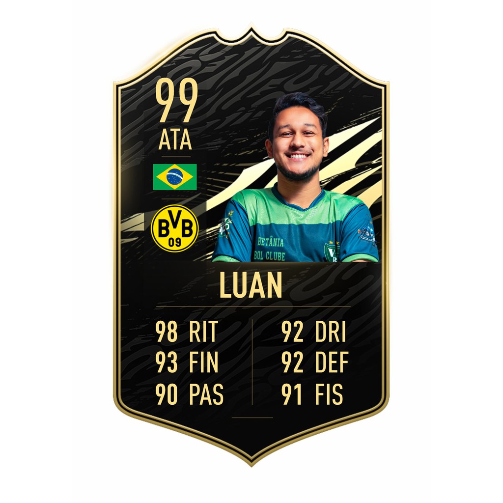 Placa Carta Fifa 23 CARD FIFA 23 PERSONALIZADA