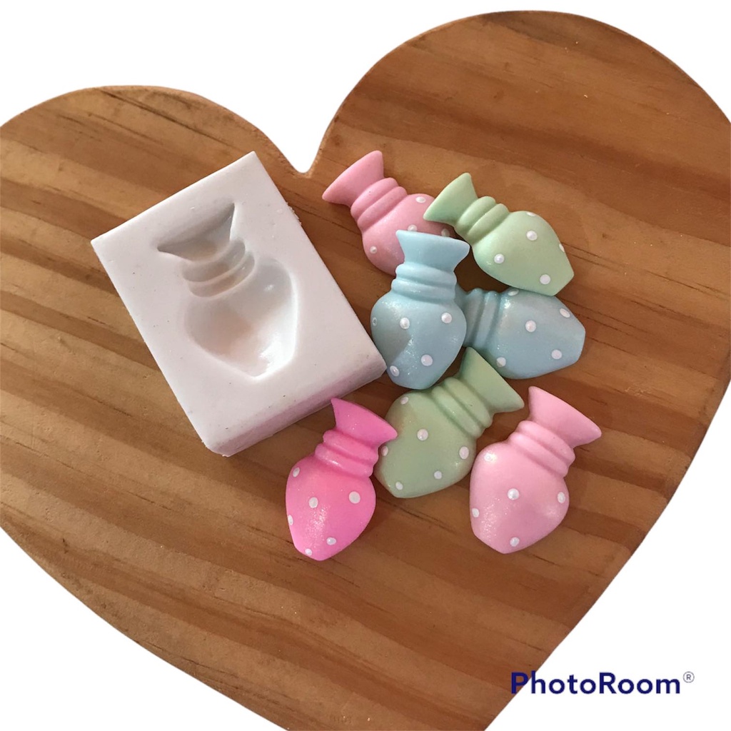 Molde De Silicone Mini Vaso Molde Para Confeitaria Molde Para Biscuit 669