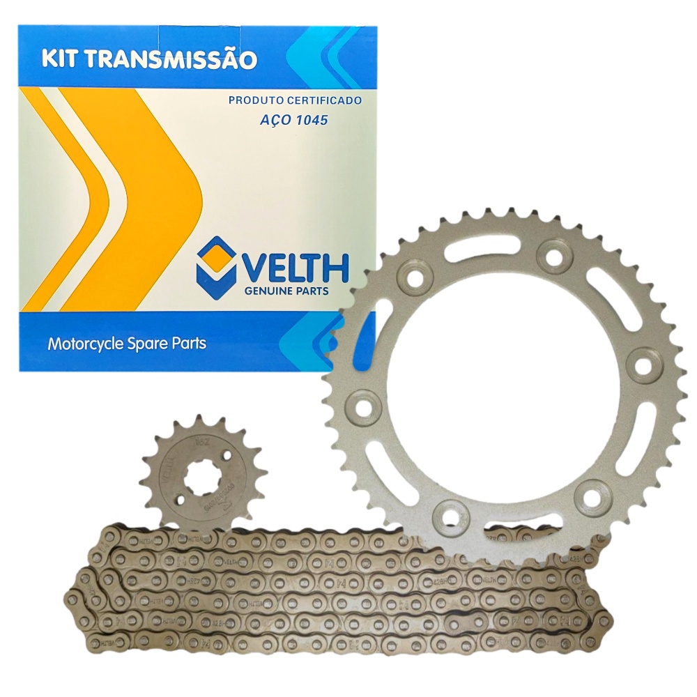 Kit Rela O Transmiss O Honda Nxr Bros Xre Velth Escorrega O