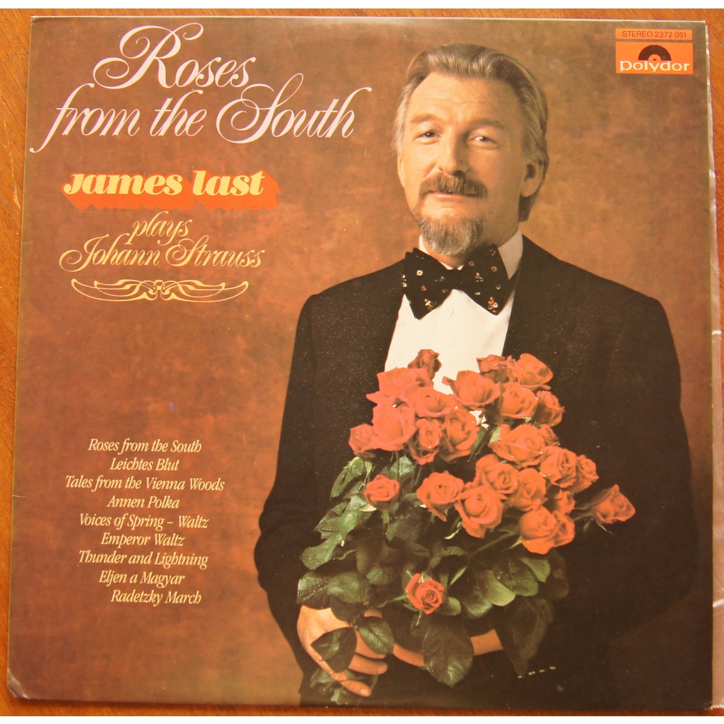 LP Vinil James Last plays Johann Strauss - Roses From The South