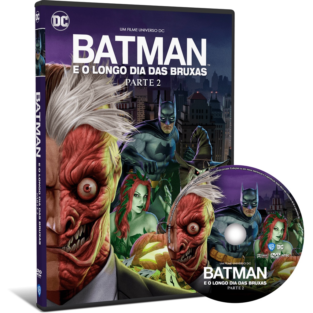 DVD Filme Batman O Longo Dia das Bruxas Parte 2 Dual Áudio | Shopee Brasil