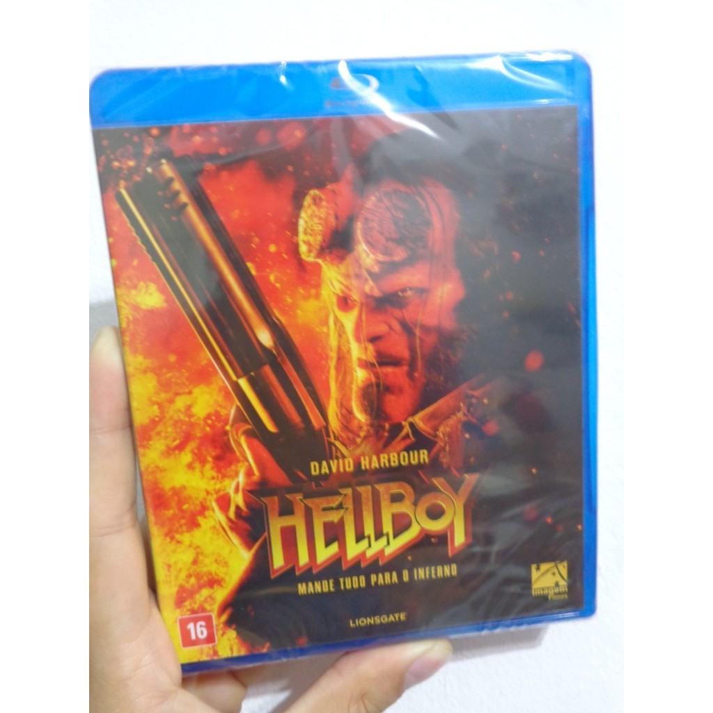 Hellboy 2019 Blu-ray Lacrado E Original! Raro