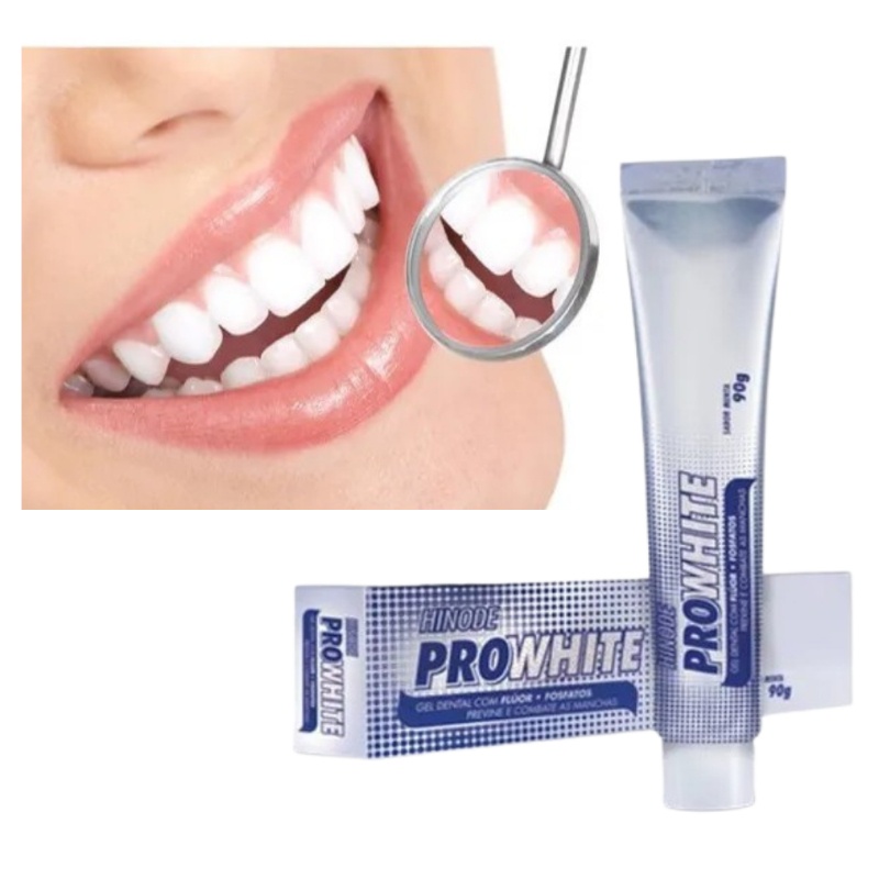 Creme Dental Clareador Pro White 90g Shopee Brasil