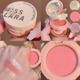 MISS LARA 3 Em 1 Paleta 4 Cores Iluminador Pó Face Contorno Champanhe Gold Bronzer Maquiagem