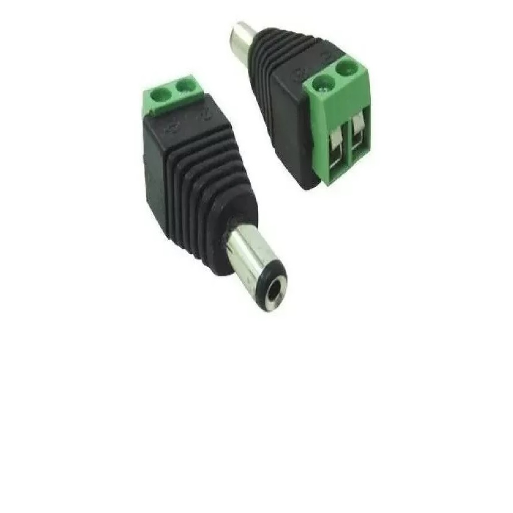 Kit 50 Conector P4 Macho Borne Cftv | Shopee Brasil