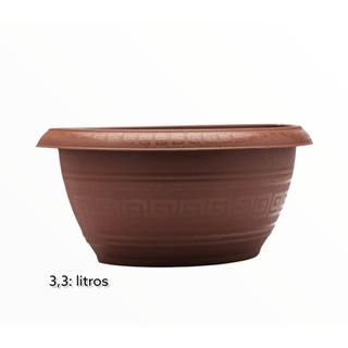 Vaso Meia Lua Para Flores Hortas Cactos 3,3 Lts 6 unidades (151/152)