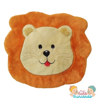 Tapete de Pelúcia para Quarto Infantil Decoração Leão