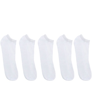 Kit Meia Soquete STZ Cinco Pares 39 ao 42 Branco