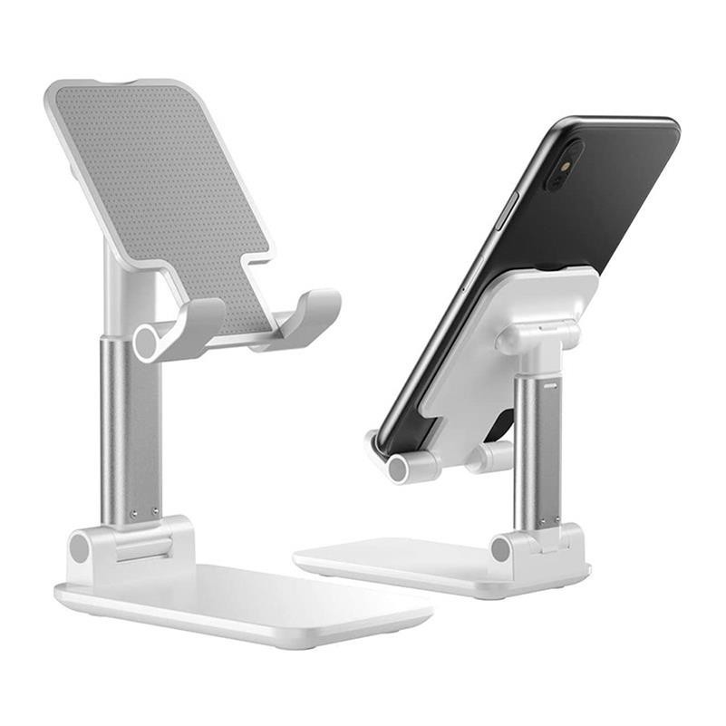 Suporte Para Celular e Tablet Dobrável Ajustável Apoio Mesa