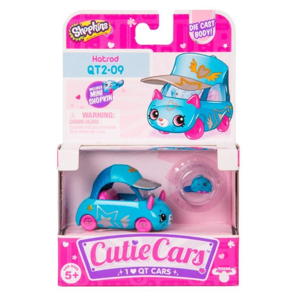 Carrinho Mini Figura Shopkins Cutie Cars Blister Unitário em Oferta na Shopee