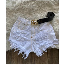 Shorts Feminino Branco Promoção