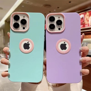 Hollow out Cor do contraste Capinha Capa Para IPhone 14 Pro Max 13 12 11 Pro Max XR XS 7 8 Plus