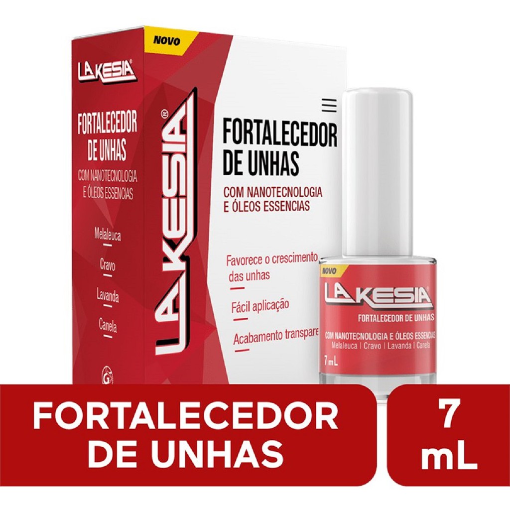 Lakesia fortalecedor unha crescimento crescer 7mL manicure pedicure