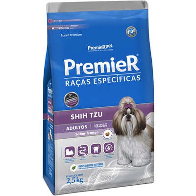 Ração Premier Pet Raças Específicas Shih Tzu Adulto 2.5kg