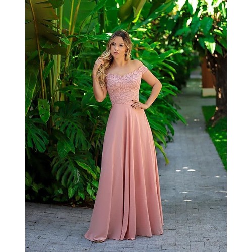 Rose gold vestido store madrinha