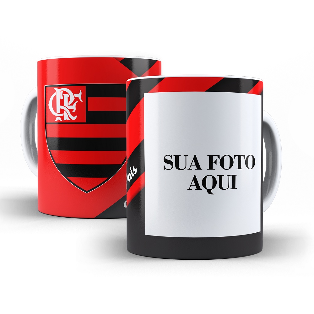 Caneca personalizada com foto time Flamengo Pai xicara 325 ml | Shopee Brasil