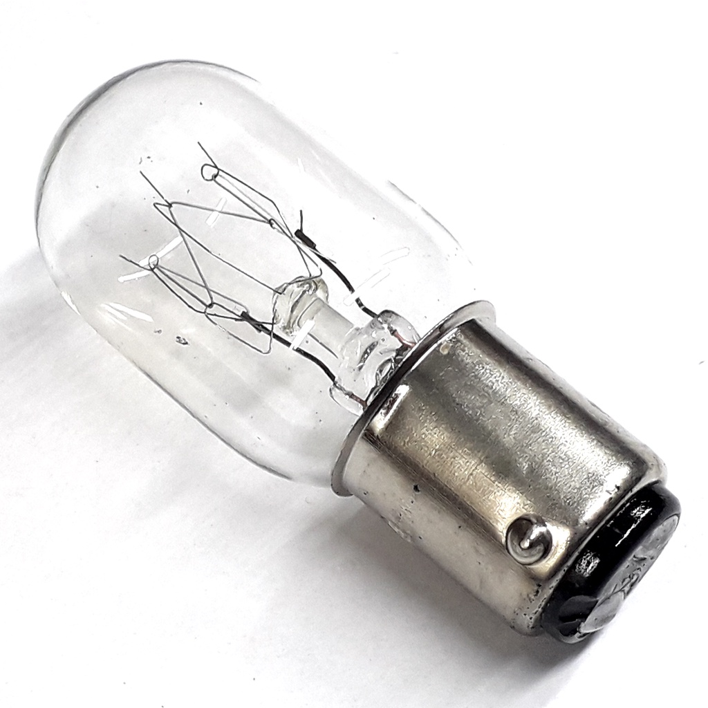 Lâmpada 220V Encaixe 2 Polos Para Máquina de Costura Singer 242 247 288 974