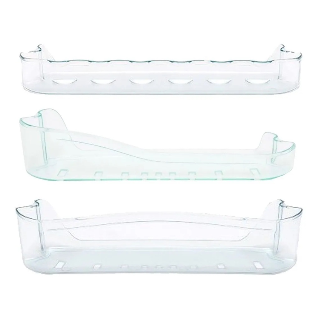 Kit Com 3 Prateleiras Da Porta Geladeira Consul Facilite  Crb36a Crb39 K00112