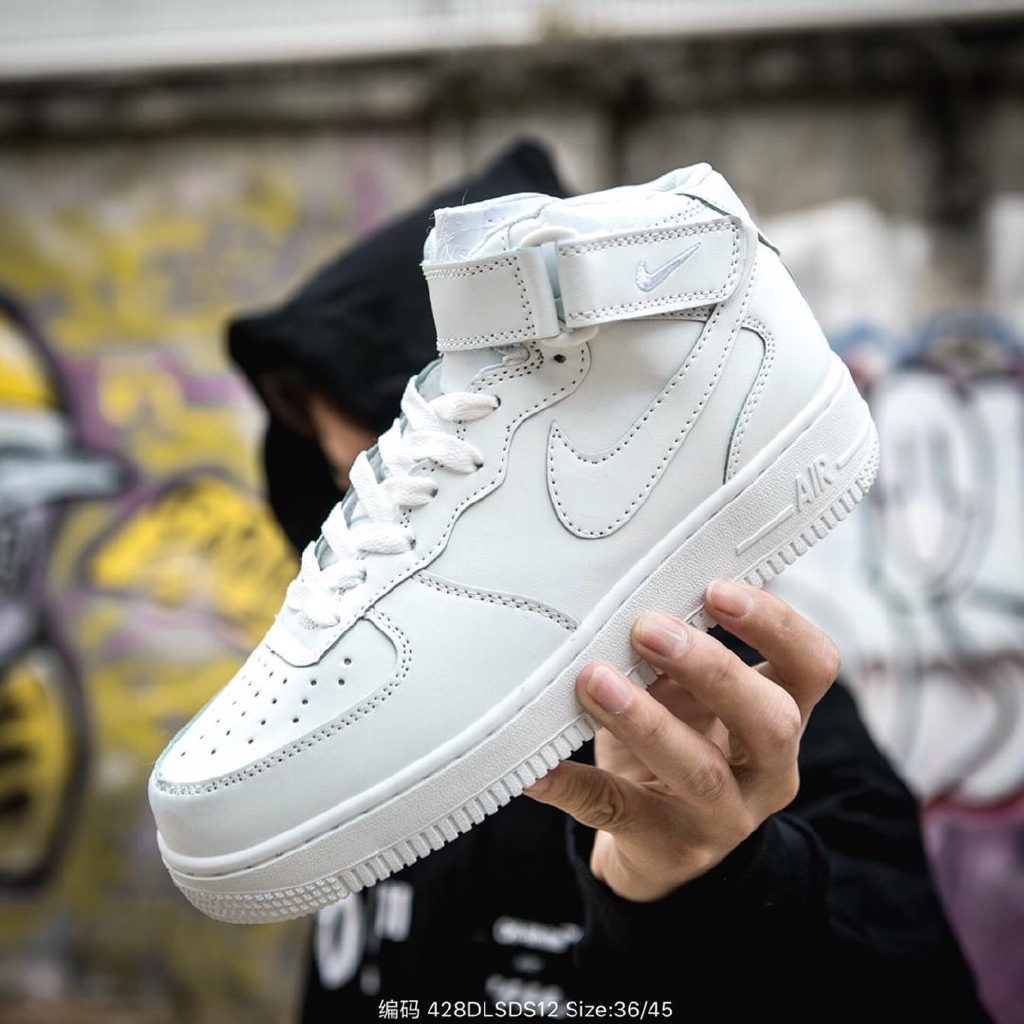 tenis nike air force branco cano alto