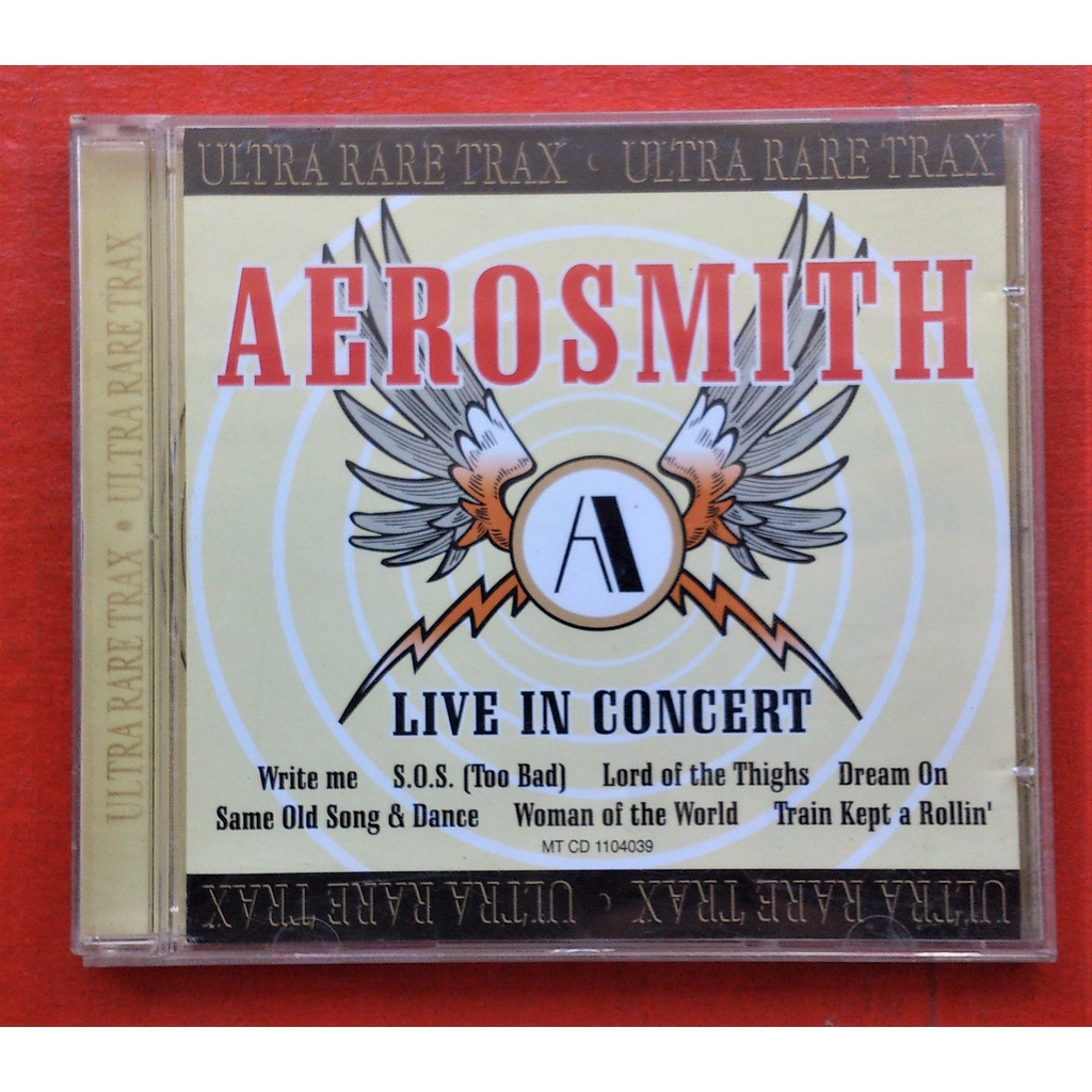 Cd Aerosmith - Live In Concert - Ultra Rare Trax - 1997